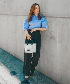 OPAQUE.CLIP / オペーク ドット クリップ パンツ | ストレッチタックワイドパンツ【洗濯機洗い可】