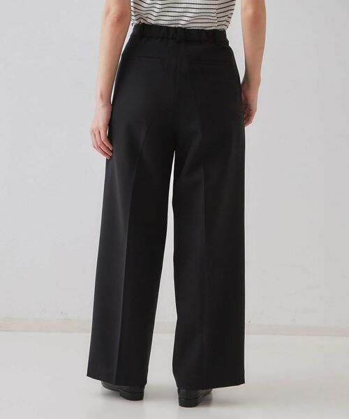 OPAQUE.CLIP / オペーク ドット クリップ パンツ | ストレッチタックワイドパンツ【洗濯機洗い可】 | 詳細12