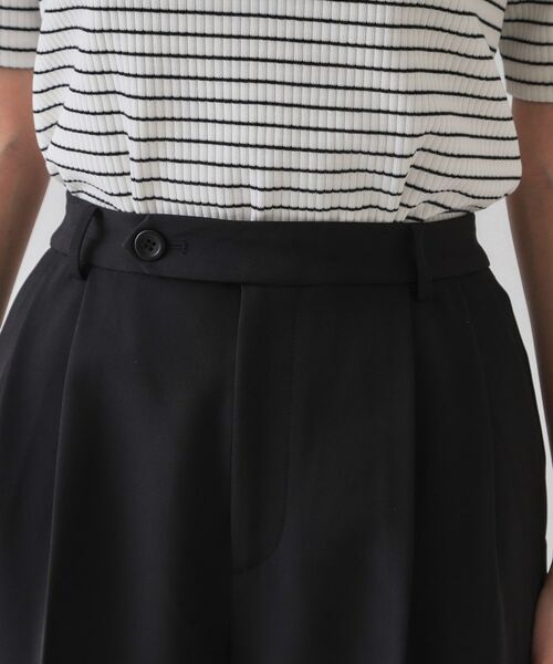 OPAQUE.CLIP / オペーク ドット クリップ パンツ | ストレッチタックワイドパンツ【洗濯機洗い可】 | 詳細13