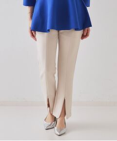 OPAQUE.CLIP / オペーク ドット クリップ パンツ | ストレッチ フロントスリットZIPスティックパンツ【洗濯機洗い可】