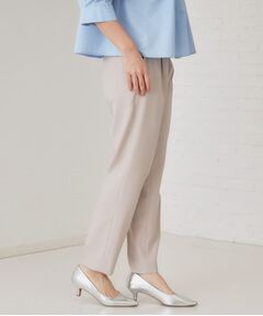 OPAQUE.CLIP / オペーク ドット クリップ パンツ | ストレッチリネンライクテーパードパンツ/セットアップ対応可【洗濯機洗い可/防シワ】