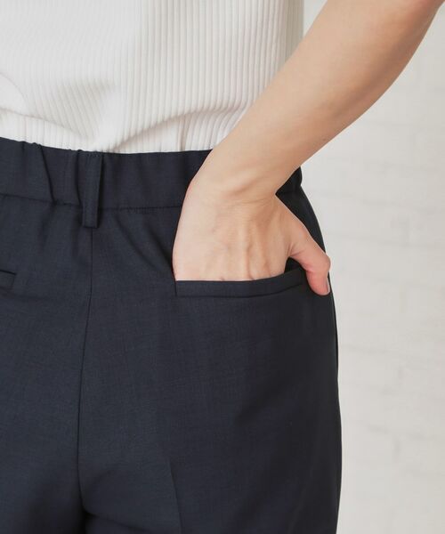 OPAQUE.CLIP / オペーク ドット クリップ パンツ | ストレッチリネンライクテーパードパンツ/セットアップ対応可【洗濯機洗い可/防シワ】 | 詳細14