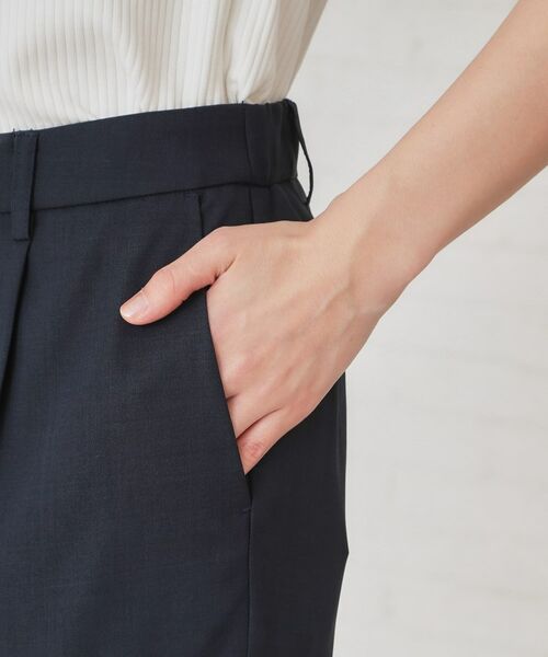 OPAQUE.CLIP / オペーク ドット クリップ パンツ | ストレッチリネンライクテーパードパンツ/セットアップ対応可【洗濯機洗い可/防シワ】 | 詳細15