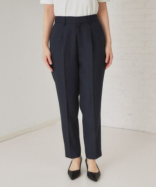 OPAQUE.CLIP / オペーク ドット クリップ パンツ | ストレッチリネンライクテーパードパンツ/セットアップ対応可【洗濯機洗い可/防シワ】 | 詳細9