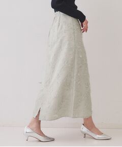 OPAQUE.CLIP / オペーク ドット クリップ ロング・マキシ丈スカート | フリンジジャーカードナロースカート【洗える】