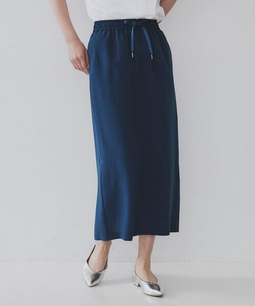 OPAQUE.CLIP / オペーク ドット クリップ ロング・マキシ丈スカート | リネンライクイージースカート【洗濯機洗い可/吸水速乾/接触冷感】 | 詳細23