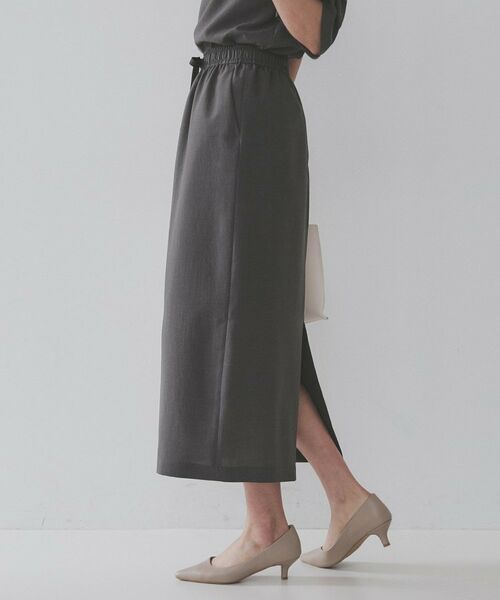OPAQUE.CLIP / オペーク ドット クリップ ロング・マキシ丈スカート | リネンライクイージースカート【洗濯機洗い可/吸水速乾/接触冷感】 | 詳細28