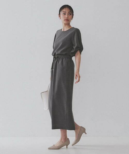 OPAQUE.CLIP / オペーク ドット クリップ ロング・マキシ丈スカート | リネンライクイージースカート【洗濯機洗い可/吸水速乾/接触冷感】 | 詳細30