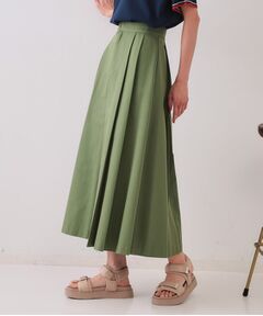 OPAQUE.CLIP / オペーク ドット クリップ ロング・マキシ丈スカート | タックプリーツスカート【洗濯機洗い可】