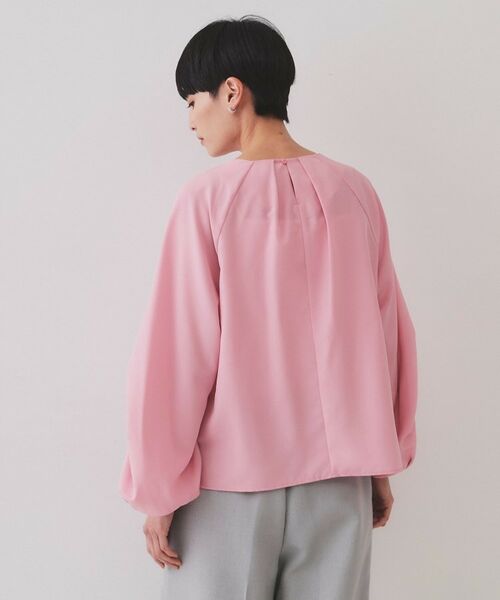 OPAQUE.CLIP / オペーク ドット クリップ シャツ・ブラウス | シャーリングスリーブブラウス【洗濯機洗い可】 | 詳細15