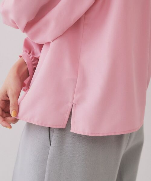 OPAQUE.CLIP / オペーク ドット クリップ シャツ・ブラウス | シャーリングスリーブブラウス【洗濯機洗い可】 | 詳細20