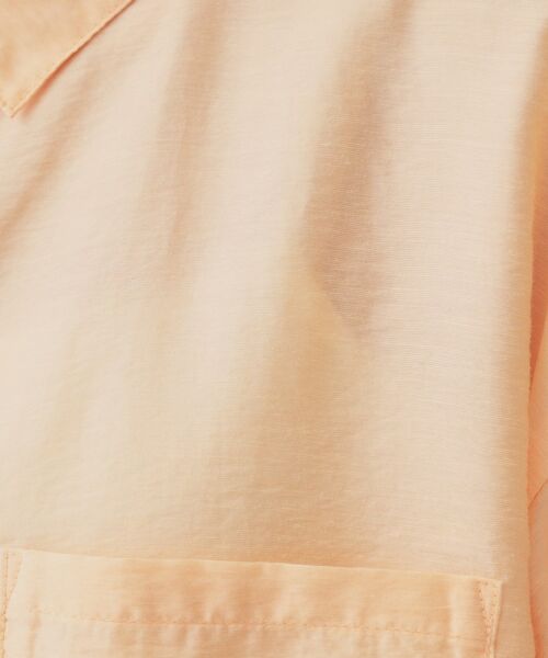 OPAQUE.CLIP / オペーク ドット クリップ シャツ・ブラウス | 《andGIRL掲載》麻混シアーダブルポケットシャツ【洗濯機洗い可】 | 詳細13