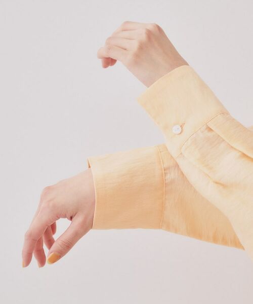 OPAQUE.CLIP / オペーク ドット クリップ シャツ・ブラウス | 《andGIRL掲載》麻混シアーダブルポケットシャツ【洗濯機洗い可】 | 詳細20