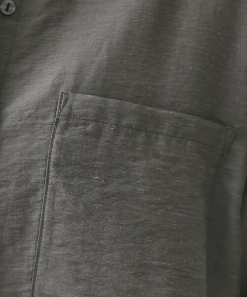 OPAQUE.CLIP / オペーク ドット クリップ シャツ・ブラウス | 《andGIRL掲載》麻混シアーダブルポケットシャツ【洗濯機洗い可】 | 詳細4