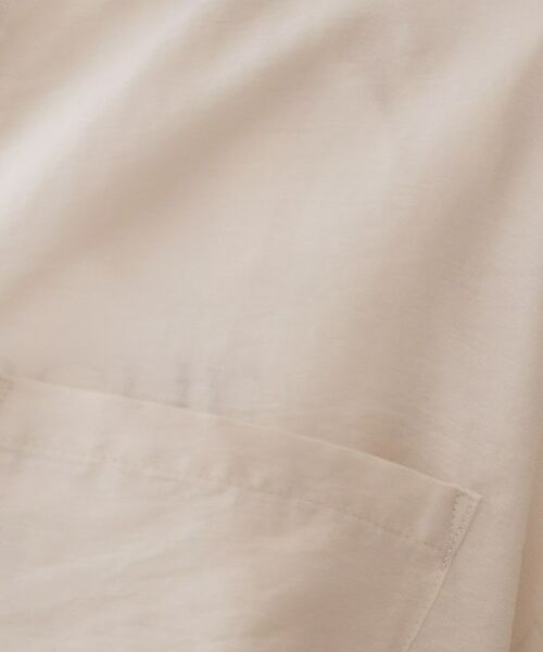 OPAQUE.CLIP / オペーク ドット クリップ シャツ・ブラウス | 《andGIRL掲載》麻混シアーダブルポケットシャツ【洗濯機洗い可】 | 詳細9