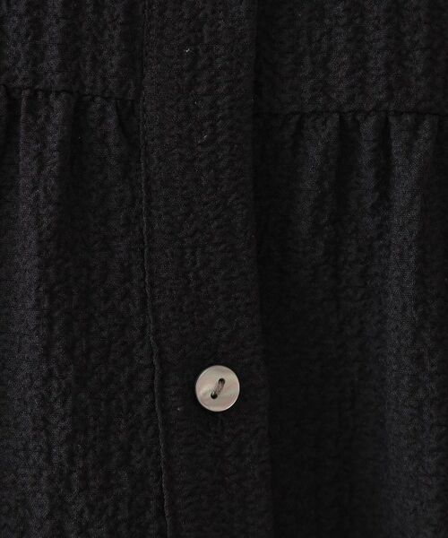 OPAQUE.CLIP / オペーク ドット クリップ シャツ・ブラウス | ふくれジャカードティアードチュニックブラウス【洗濯機洗い可】 | 詳細4