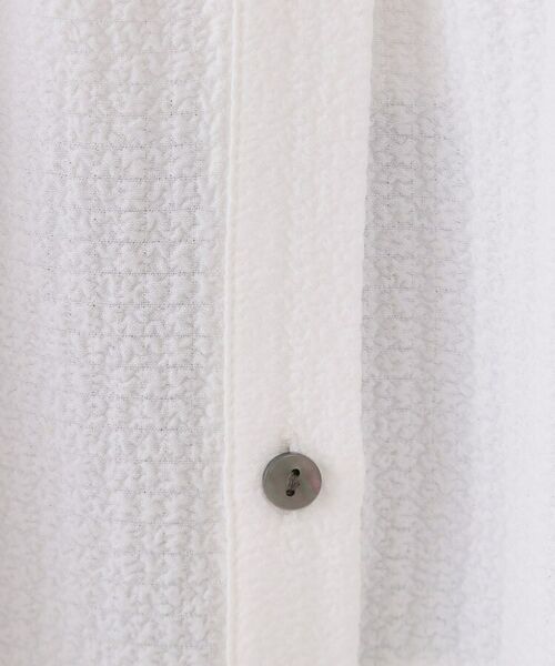 OPAQUE.CLIP / オペーク ドット クリップ シャツ・ブラウス | ふくれジャカードティアードチュニックブラウス【洗濯機洗い可】 | 詳細8