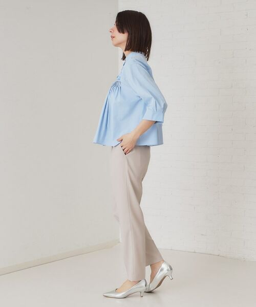 OPAQUE.CLIP / オペーク ドット クリップ シャツ・ブラウス | ピンタックフレアシャツ【洗濯機洗い可】 | 詳細11