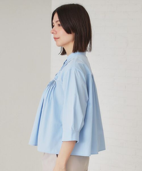 OPAQUE.CLIP / オペーク ドット クリップ シャツ・ブラウス | ピンタックフレアシャツ【洗濯機洗い可】 | 詳細14