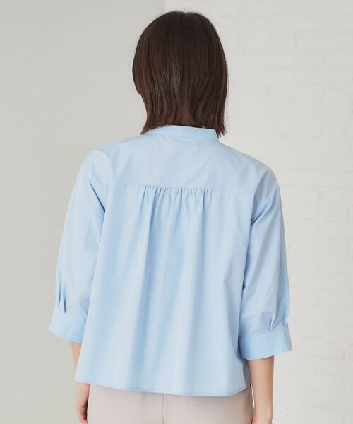 OPAQUE.CLIP / オペーク ドット クリップ シャツ・ブラウス | ピンタックフレアシャツ【洗濯機洗い可】 | 詳細15