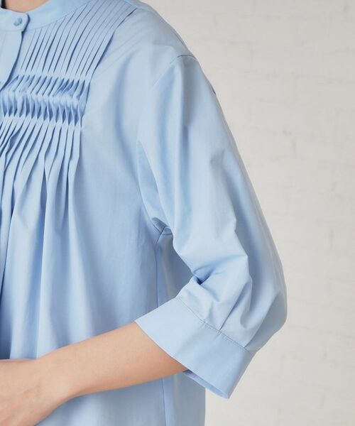 OPAQUE.CLIP / オペーク ドット クリップ シャツ・ブラウス | ピンタックフレアシャツ【洗濯機洗い可】 | 詳細17