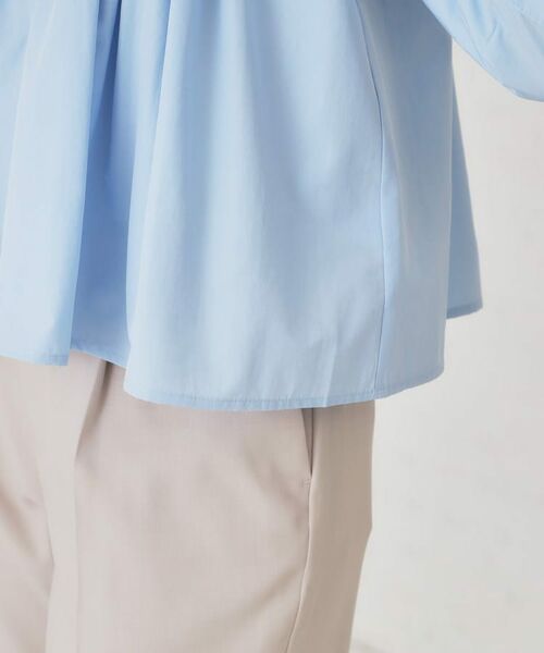 OPAQUE.CLIP / オペーク ドット クリップ シャツ・ブラウス | ピンタックフレアシャツ【洗濯機洗い可】 | 詳細18