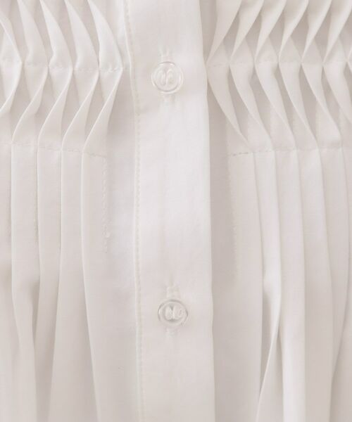 OPAQUE.CLIP / オペーク ドット クリップ シャツ・ブラウス | ピンタックフレアシャツ【洗濯機洗い可】 | 詳細4