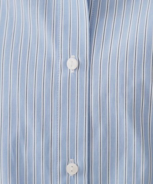 OPAQUE.CLIP / オペーク ドット クリップ シャツ・ブラウス | 《andGIRL掲載》ストライプビスチェセットシャツ【洗濯機洗い可）】 | 詳細12