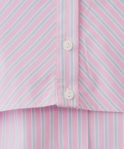 OPAQUE.CLIP / オペーク ドット クリップ シャツ・ブラウス | 《andGIRL掲載》ストライプビスチェセットシャツ【洗濯機洗い可）】 | 詳細6