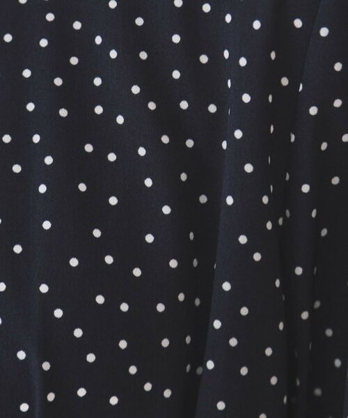 OPAQUE.CLIP / オペーク ドット クリップ シャツ・ブラウス | ドットプリントタックブラウス【洗濯機洗い可】 | 詳細12