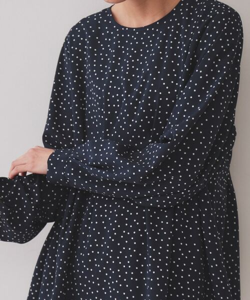 OPAQUE.CLIP / オペーク ドット クリップ シャツ・ブラウス | ドットプリントタックブラウス【洗濯機洗い可】 | 詳細18