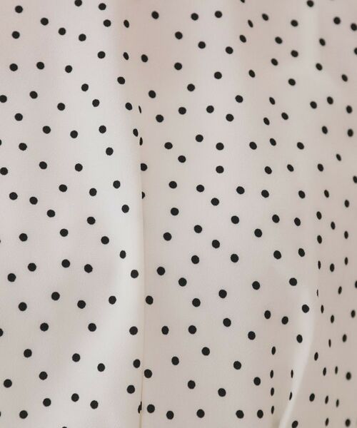 OPAQUE.CLIP / オペーク ドット クリップ シャツ・ブラウス | ドットプリントタックブラウス【洗濯機洗い可】 | 詳細4