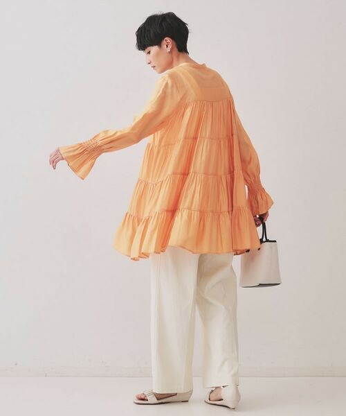 OPAQUE.CLIP / オペーク ドット クリップ チュニック | ティアードチュニックブラウス【洗濯機洗い可】 | 詳細11