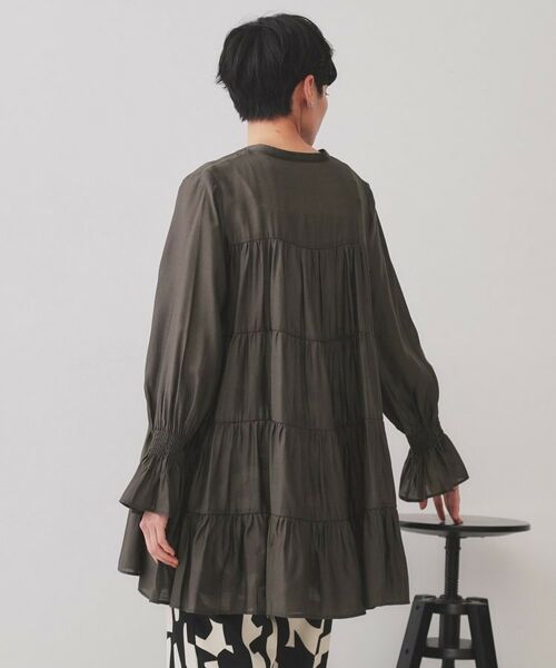 OPAQUE.CLIP / オペーク ドット クリップ チュニック | ティアードチュニックブラウス【洗濯機洗い可】 | 詳細5