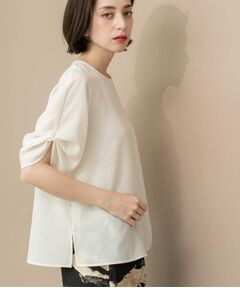 OPAQUE.CLIP / オペーク ドット クリップ シャツ・ブラウス | リネンライクタックスリーブブラウス【洗濯機洗い可/吸水速乾/接触冷感】