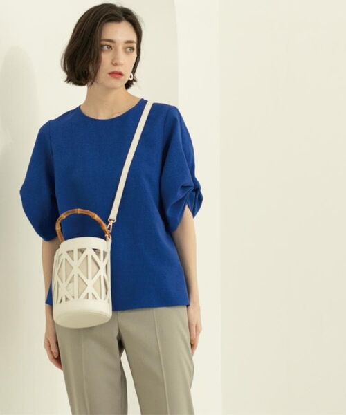 OPAQUE.CLIP / オペーク ドット クリップ シャツ・ブラウス | リネンライクタックスリーブブラウス【洗濯機洗い可/吸水速乾/接触冷感】 | 詳細26