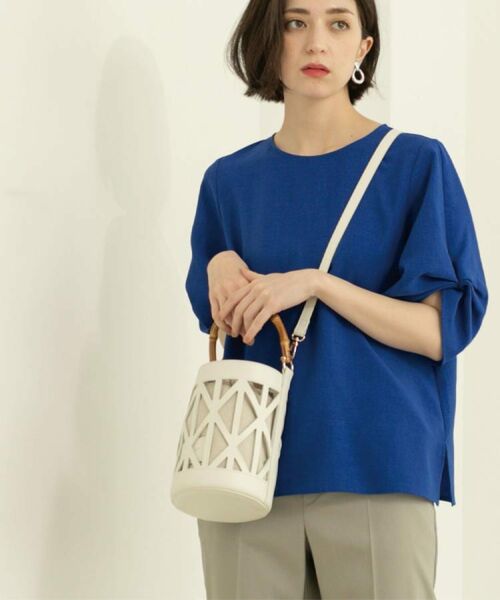 OPAQUE.CLIP / オペーク ドット クリップ シャツ・ブラウス | リネンライクタックスリーブブラウス【洗濯機洗い可/吸水速乾/接触冷感】 | 詳細27