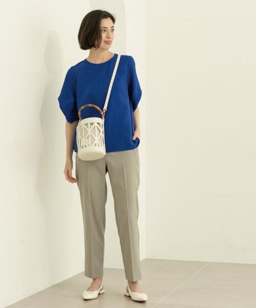 OPAQUE.CLIP / オペーク ドット クリップ シャツ・ブラウス | リネンライクタックスリーブブラウス【洗濯機洗い可/吸水速乾/接触冷感】 | 詳細29