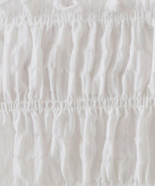 OPAQUE.CLIP / オペーク ドット クリップ シャツ・ブラウス | シャーリングペプラムブラウス【洗濯機洗い可】 | 詳細29