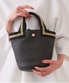 OPAQUE.CLIP / オペーク ドット クリップ トートバッグ | バスケット調デザインテープミニトートバッグ