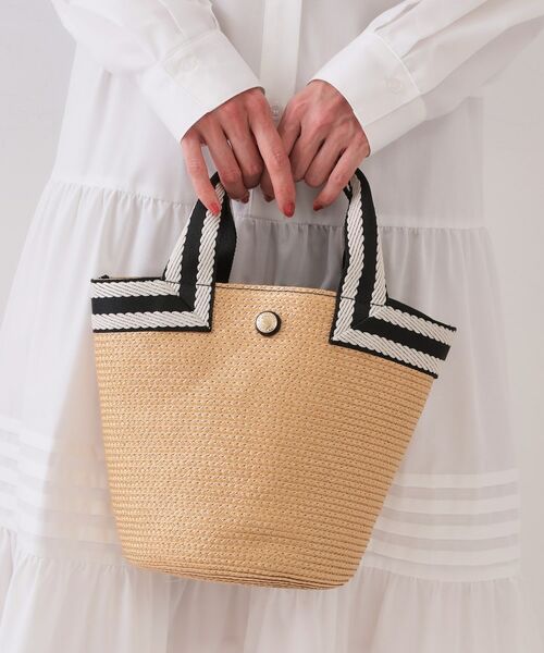 OPAQUE.CLIP / オペーク ドット クリップ トートバッグ | バスケット調デザインテープミニトートバッグ | 詳細6