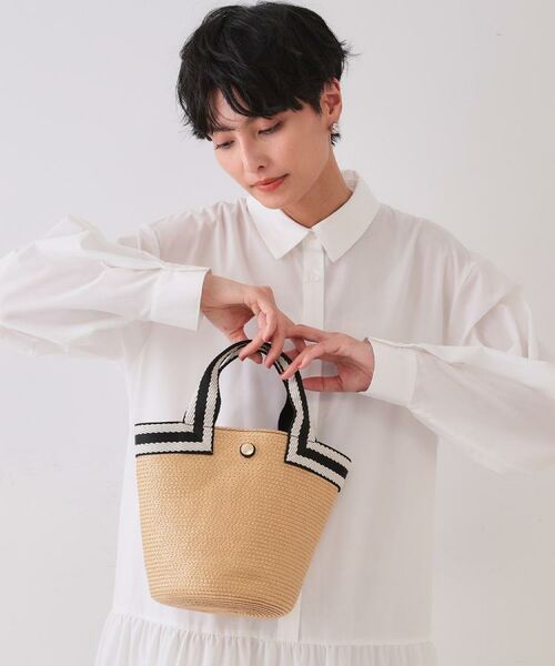 OPAQUE.CLIP / オペーク ドット クリップ トートバッグ | バスケット調デザインテープミニトートバッグ | 詳細7