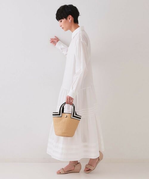 OPAQUE.CLIP / オペーク ドット クリップ トートバッグ | バスケット調デザインテープミニトートバッグ | 詳細8