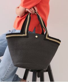 OPAQUE.CLIP / オペーク ドット クリップ トートバッグ | バスケット調デザインテープトートバッグ