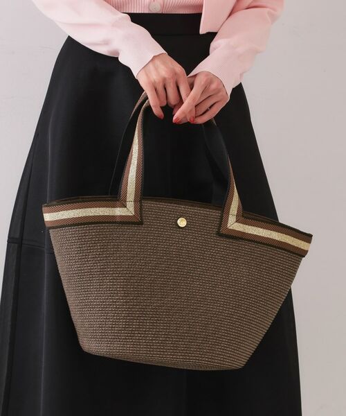 OPAQUE.CLIP / オペーク ドット クリップ トートバッグ | バスケット調デザインテープトートバッグ | 詳細3