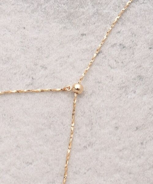 OPAQUE.CLIP / オペーク ドット クリップ ネックレス・ペンダント・チョーカー | フェイクパール×変形リボン風メタルネックレス | 詳細3