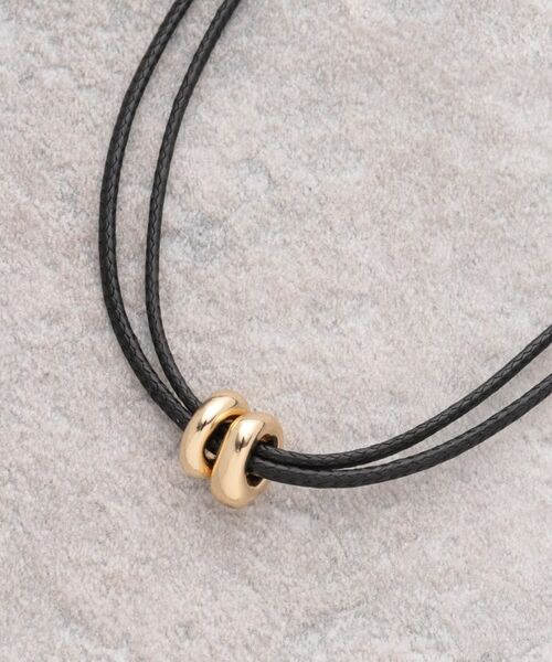 OPAQUE.CLIP / オペーク ドット クリップ ネックレス・ペンダント・チョーカー | 2連コードメタルネックレス | 詳細1