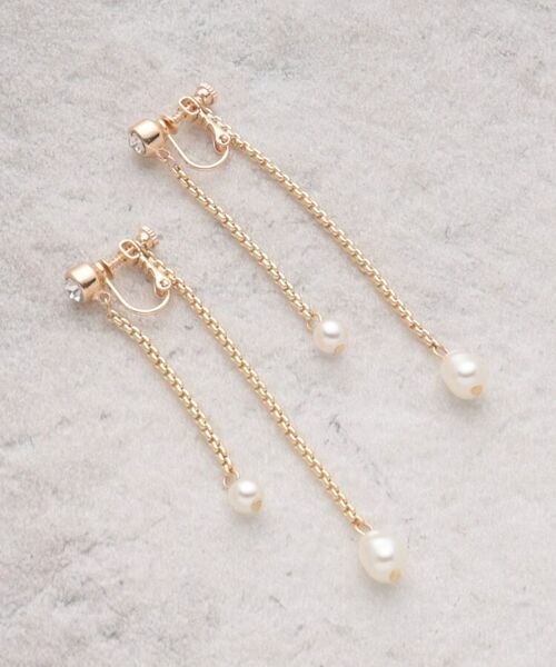 OPAQUE.CLIP / オペーク ドット クリップ ピアス・イヤリング | フェイクパール×ビジューイヤリング | 詳細1