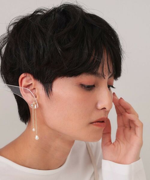 OPAQUE.CLIP / オペーク ドット クリップ ピアス・イヤリング | フェイクパール×ビジューイヤリング | 詳細5