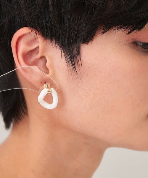 OPAQUE.CLIP / オペーク ドット クリップ ピアス・イヤリング | モノトーンリングピアス | 詳細5